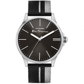 Ben Sherman Reloj Hombre Analógico Cuarzo con Correa de Acero Inoxidable BS032BSM