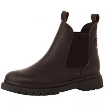 Tamaris Women's Brown Leather Ankle Boots 1-25829-43