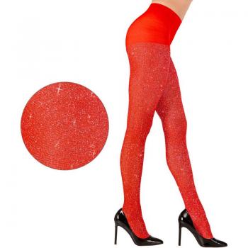 Collant 40 Denari Glitterati Rossi