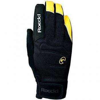 Guantes de Invierno Rocca GTX Roeckl Negro/Amarillo Tamaño 10.5