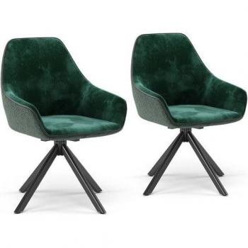 Chair Lounge Verde Vicco Set a Doppio