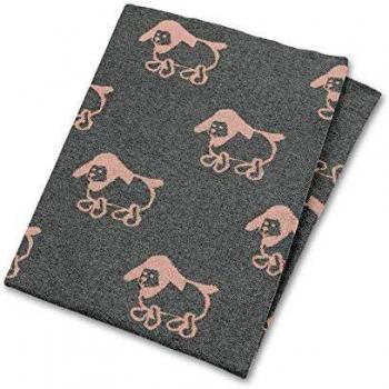 Sterntaler Strick-Schmusedecke, 100 x 80 cm, für Babys, Rosa