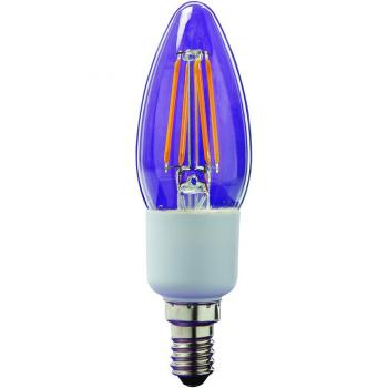 Sylvania Toledo Retro Dimm-LED Kerze – Glas, E14, 4,5 W