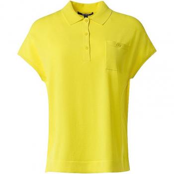 Comma Poloshirt Gelb Damen Größe 34 2148068