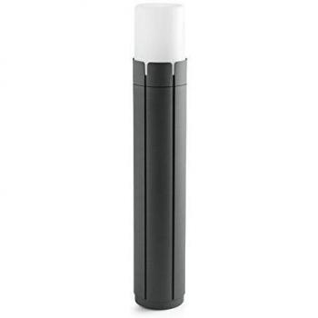 Tram 1‑Light Outdoor Bollard – White/Dark Grey, IP65, E27