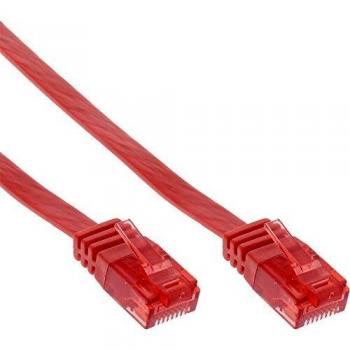 Cavo Patch LAN Piatto U/UTP Cat.6 5 m Rosso