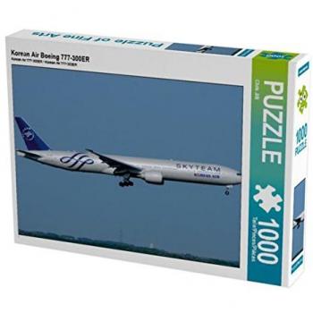 Kalvendo: Flugzeug-Foto-Puzzle, Korean Air 777‑300ER, 1000 Stück