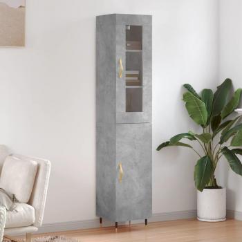 Aparador Multiuso en Madera Multicapa – Estilo Gris Hormigón