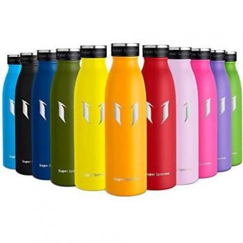 Super Sparrow 350 ml Edelstahl Isolierflasche – Auslaufsicher, BPA‑frei, Sport‑Trinklösung