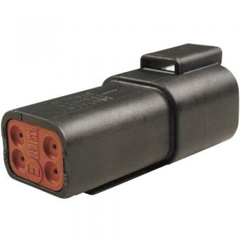 TE Connectivity 4-poliger Rundsteckverbinder, Typ DT 04-4 P-CE02