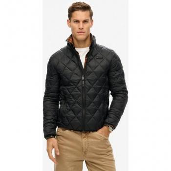 Superdry Fuji Light Jet Black 3XL – Giacca Diamond Quilt
