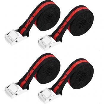 4 Pack 8ft Tie Down Straps for Car and Truck