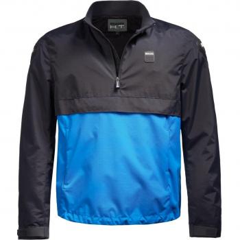 Giacca Moto Blauer Spring Pull con Protezioni Blu S