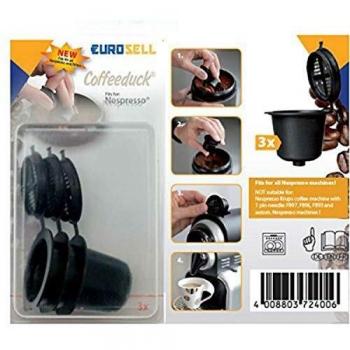 Ensemble de 3 dosettes à café rechargeables pour Nespresso