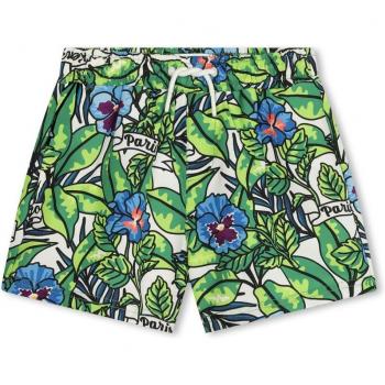Short de bain Kenzo Kids 4A avec fleurs pour garçon