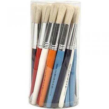 Crayon à Peinture Ronde – 19 cm – 30 Pinceaux – Marque Creotime