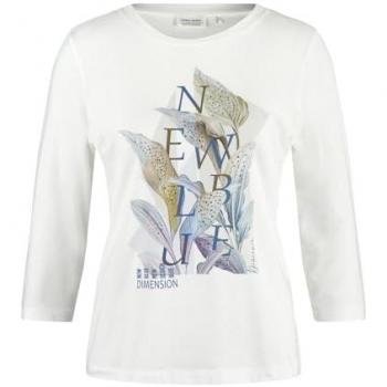 Damen 3/4 Arm Shirt mit Print