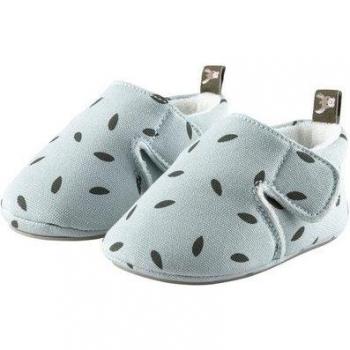 Sterntaler Baby Krabbelschuh Blätter helltürkis