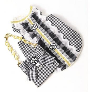 Luxe Petit Chien : Costume Carreaux & Gilet pour Chihuahua, Yorkshire, Bouledogue
