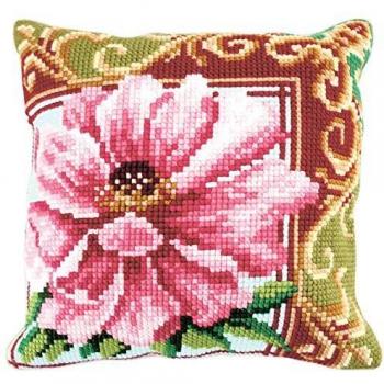 Elegant Lily Silk‑Touch Cross Stitch Cushion Pack