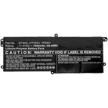 Batteria DELL 7850 mAh CoreParts per Computer Portatile