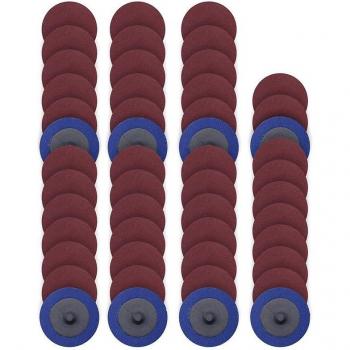 Set complet de 50 disques de ponçage 2 pouces, 120 grains, Roloc – échange facile
