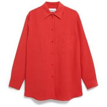 ARMEDANGELS MAALGAA LINO Damenbluse mit lockerem Schnitt – Leinen-Mix