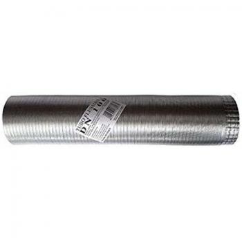 Tube flexible extensible 140 mm aluminium naturel 1-3 m