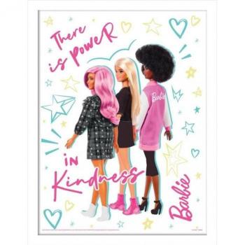 Affiche Barbie Il y a du pouvoir dans la gentillesse 40cm