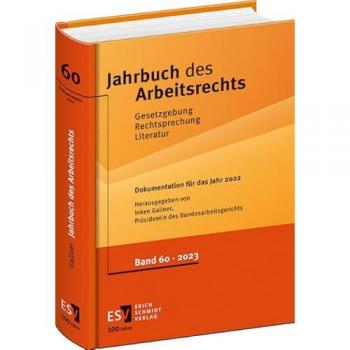 Jahrbuch des Arbeitsrechts. Gesetzgebung