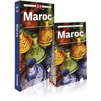 Maroc : 3 en 1 : guide, atlas, carte laminée