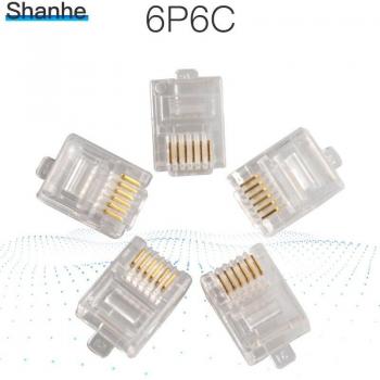 Cabeza de Cristal NC RJ11 20 Piezas