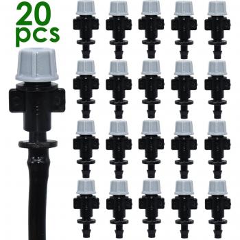 KESLA – buse de brumisation goutte-à-goutte, 20 pièces, avec connecteur 4/7mm