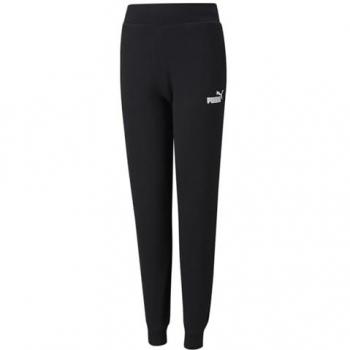 PUMA Essentials Damen-Jeans‑Joggers 110 – schwarzer Bund, 34 % Poly / 66 % Baul