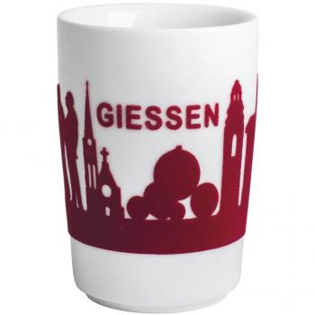 Kahla 0,35 L Becher – Five Senses Touch – Rot – aus Giessen