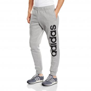 Adidas Men’s Grey‑Black Athletic Trousers
