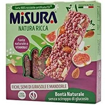 Barretta ai Cereali Misura con Mandorle, Noci, Mirtilli e Acai, Senza Glutine, 66g
