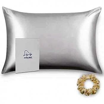 ALASKA BEAR 100% Silk Pillowcase, 50x75 cm, Hidden Zipper