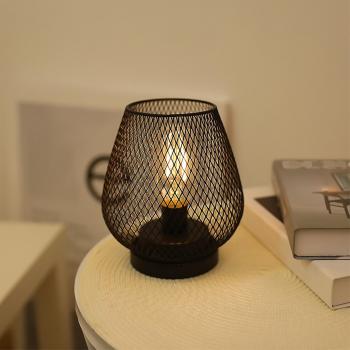 Lanterne à batterie en métal LED