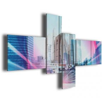 Peinture Murale Urbanité Dubaï 130x65 cm