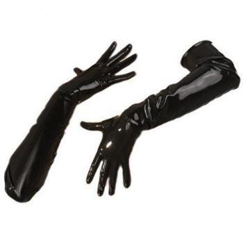 LATE X XL Black Latex Gloves – Full Arm Coverage