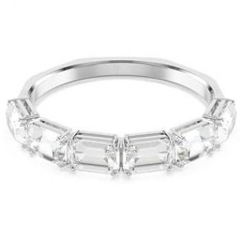 Swarovski Armreif Millenia mit transparenten Kristallen und Rhodium-Beschichtung
