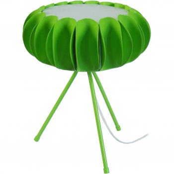Lámpara de mesa verde Tosel 35 cm
