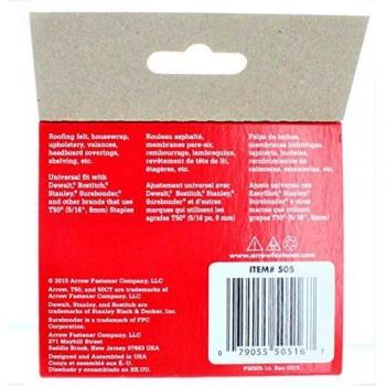 Arrow T50 Staples 8mm Pack of 1250