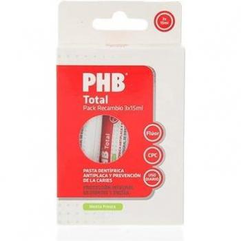 Phb Pack Total Pasta Dental Recambio (3 Unidades 15 Ml)