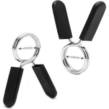 Fijador de Resorte 25‑30 mm para Barras de Pesas