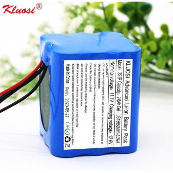 KLUOSI Batería de Litio 9.6Ah para Lámpara LED