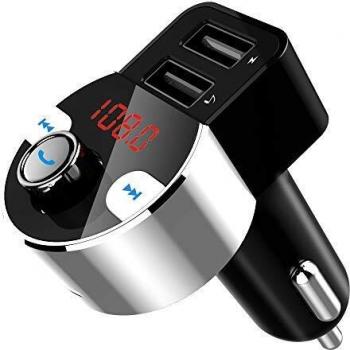 Radio FM veicolare con ricarica USB e slot schede SD/TF