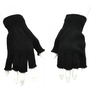 Unisex Crochet Half-Finger Gloves