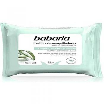 Babaria Toallitas Desmaquilladoras Aloe Vera Suaves 20 Unidades